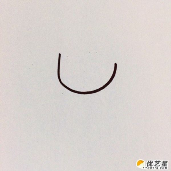 活潑開朗的小女孩怎么畫 笑容的女生簡筆畫畫法 可愛小學女生卡通畫手繪教程_www.youyix.com