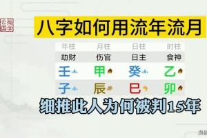 八字如何用流年流月,細(xì)推此人為何被判15年