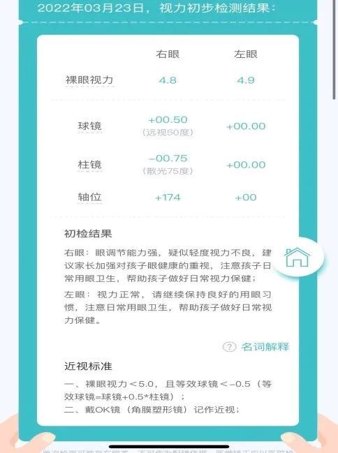 手把手教你讀懂視力篩查報(bào)告單