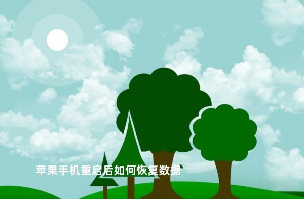 蘋果手機重啟后如何恢復數(shù)據(jù)