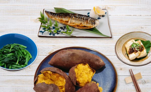 烤鯖魚地瓜健康餐盒