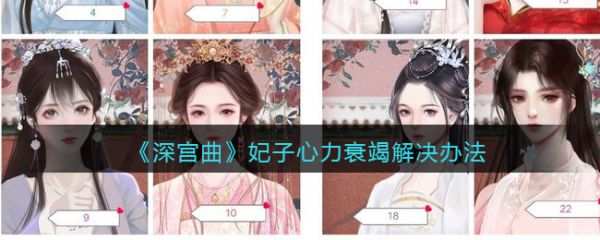 《深宮曲》妃子心力衰竭解決辦法