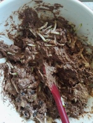 巧克力西葫蘆快手面包(健康巧克力“蛋糕”)丨健康·烘焙的做法步驟 第6步