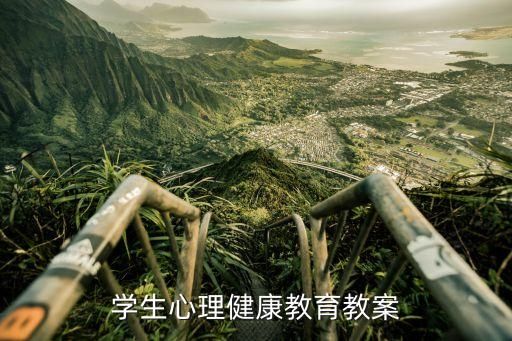 学生心理健康教育教案