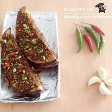 【斑馬喵】味道不輸燒烤攤的少油健康烤茄子
