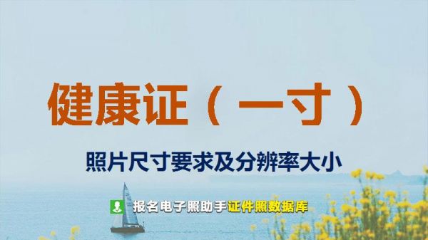 健康證圖片尺寸