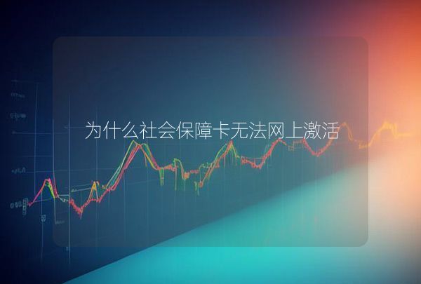 為什么社會(huì)保障卡無(wú)法網(wǎng)上激活