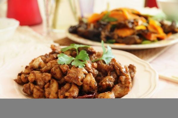 健康麻醬照燒雞腿丁