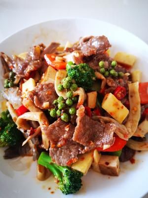 凉拌时蔬嫩牛肉(少油少盐健康餐)的做法 步骤6