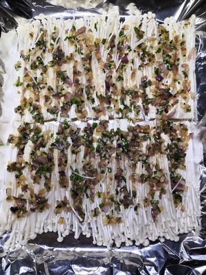 燒烤金針菇/健康衛(wèi)生在家做燒烤的做法 步驟5