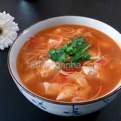番茄金針菇豆腐湯的做法[圖]