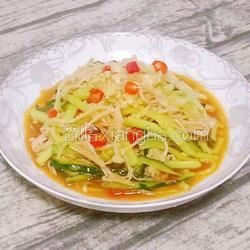 涼拌黃瓜金針菇的做法[圖]