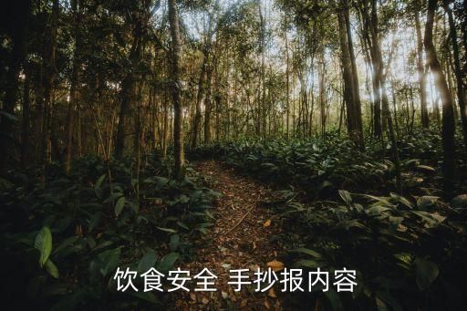  飲食安全 手抄報(bào)內(nèi)容