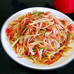 炝拌土豆丝的做法[图]