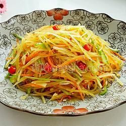 涼拌酸辣土豆絲的做法[圖]