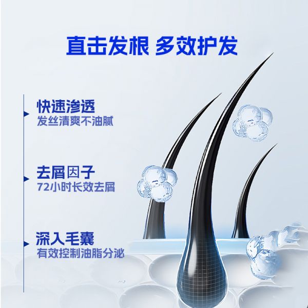 【久奇诗洗发水32】4岁小孩洗发水怎么选：海飞丝洗发水控油蓬松去屑套装正品品牌男女士洗头膏露21543