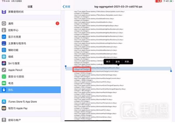 ipad10如何查看电池健康