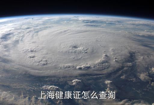 上海健康证怎么查询