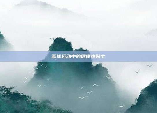 篮球运动中的健康小贴士