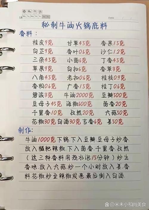 5道火鍋底料的秘制配方，做法簡(jiǎn)單，廚房小白也能學(xué)會(huì)
