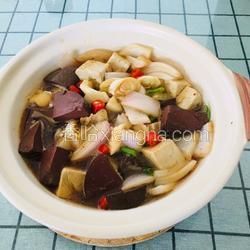 砂鍋鴨血燉豆腐的做法[圖]