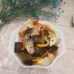 鴨血燉豆腐的做法[圖]