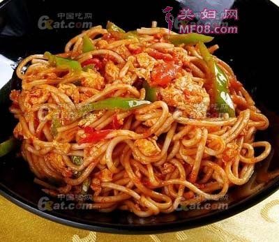 西紅柿醬炒面