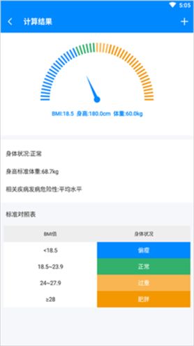 bmi計算器app手機(jī)版操作指南3