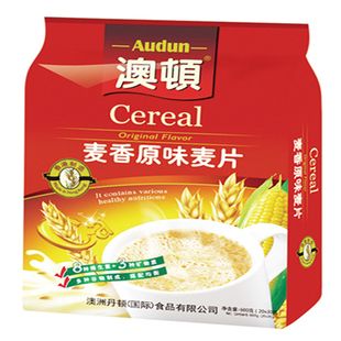 澳頓牛奶麥片600g麥香/三合一/0卡低糖營(yíng)養(yǎng)早餐即食獨(dú)立小包