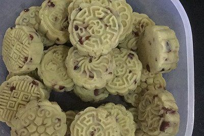 蔓越梅綠豆糕