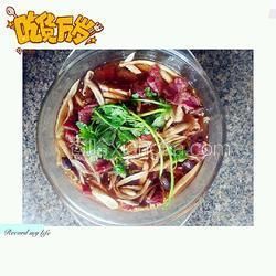 茶树菇蒸牛肉的做法[图]