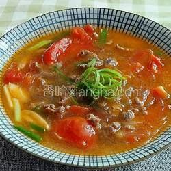 番茄牛肉粉丝汤的做法[图]