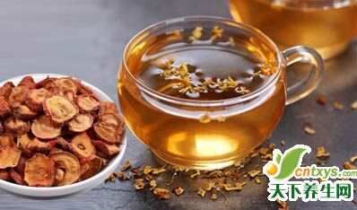 健脾消食：山楂桂花茶