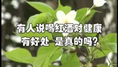 红酒对健康有好处吗