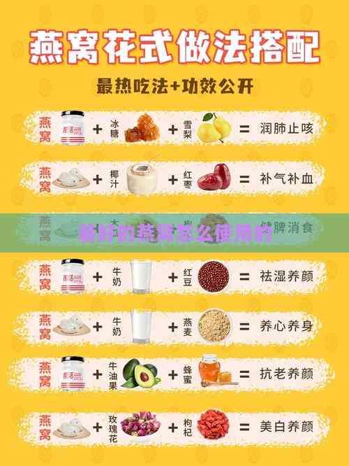 裝好的燕窩怎么使用的