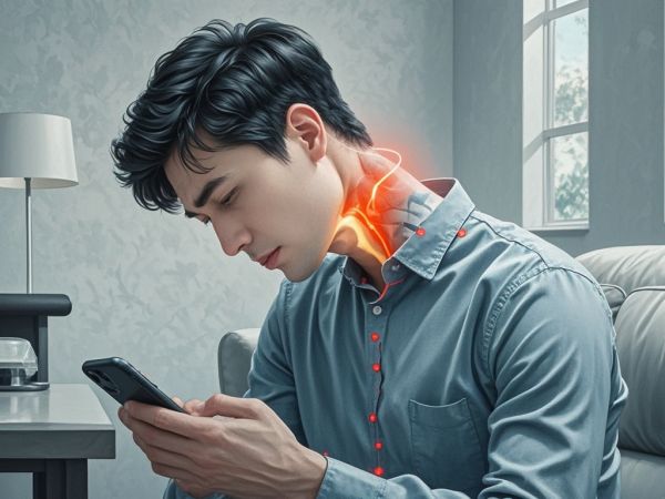 長期低頭看手機(jī)頸椎為何容易疼痛
