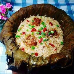 荷葉排骨飯的做法[圖]