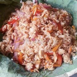 荷葉炒飯的做法[圖]