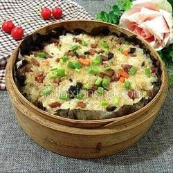 軟糯清香荷葉飯的做法[圖]