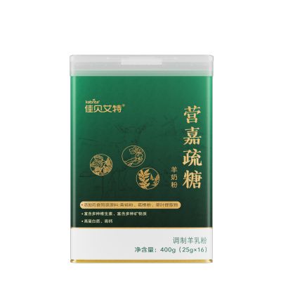 佳貝艾特營嘉疏糖羊奶粉 400g(25g*16)*12/盒
