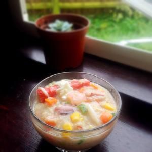 健康蔬菜燕麥粥的做法步驟 第8步