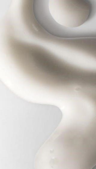 abstract representation of a smooth flowing white substance