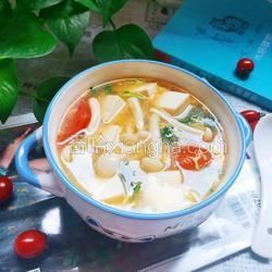 白玉菇豆腐湯的做法[圖]