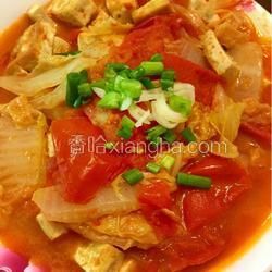 西紅柿白菜豆腐的做法[圖]