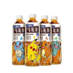 SUNTORY 三得利 無糖烏龍茶500ml*15瓶 0糖0脂茶多酚飲料 新老包裝隨機