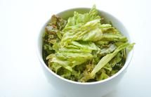 只有生菜的韓式生菜沙拉