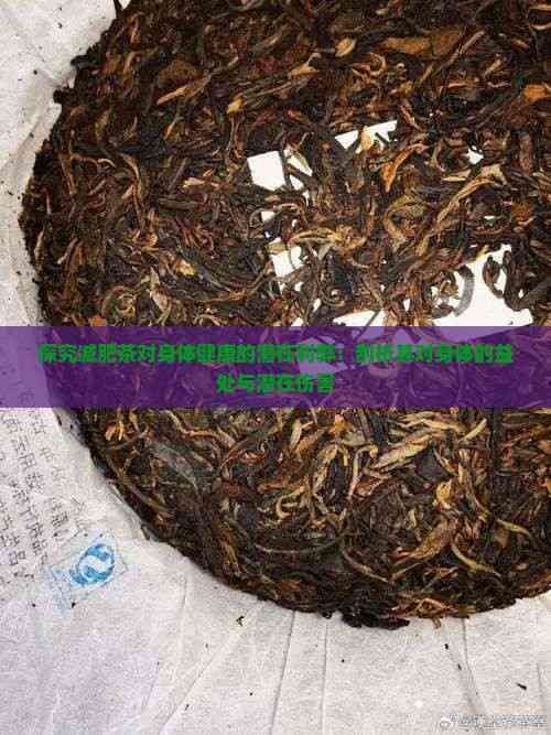 探究減肥茶對身體健康的潛在利弊：剖析其對身體的益處與潛在傷害