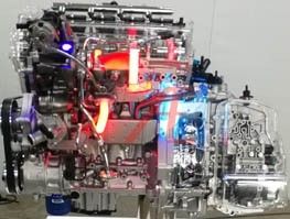 人機互動發(fā)動機展示模型