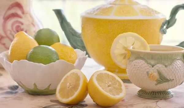 茶 柠檬 饮料 柠檬水 静物 茶壶