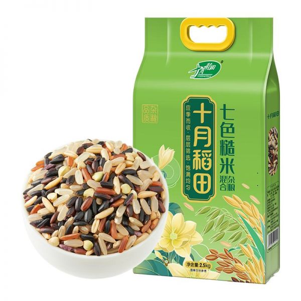 【早10點百補搶】十月稻田七色糙米5斤